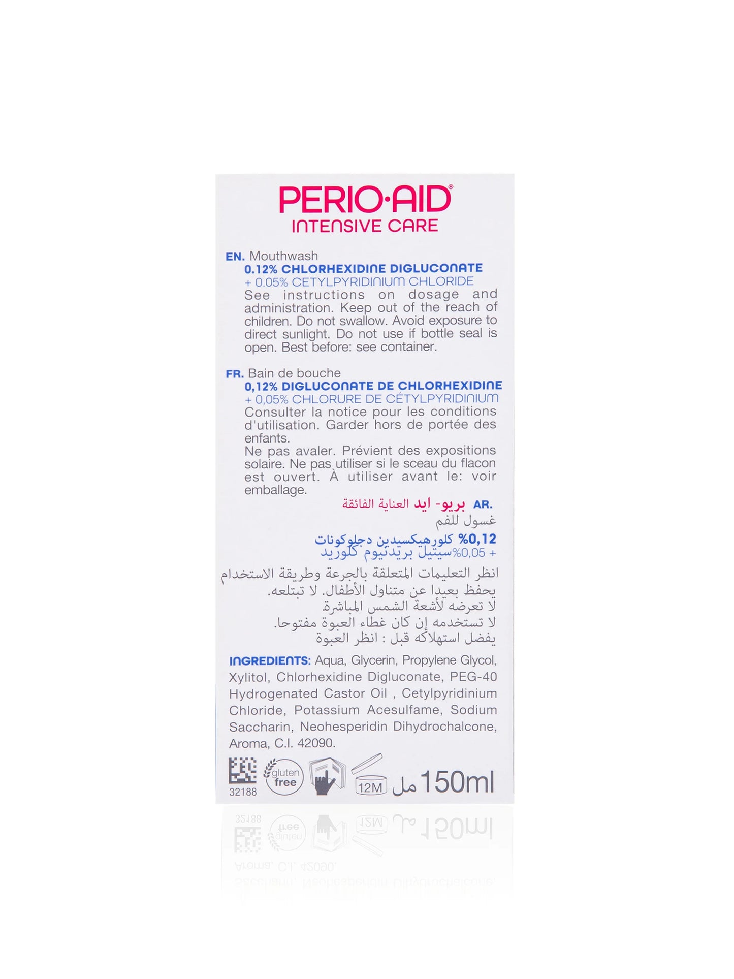 Perio-Aid Intensive Care Mouthwash (150ml)