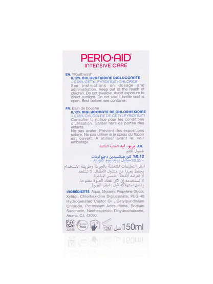 Perio-Aid Intensive Care Mouthwash (150ml)