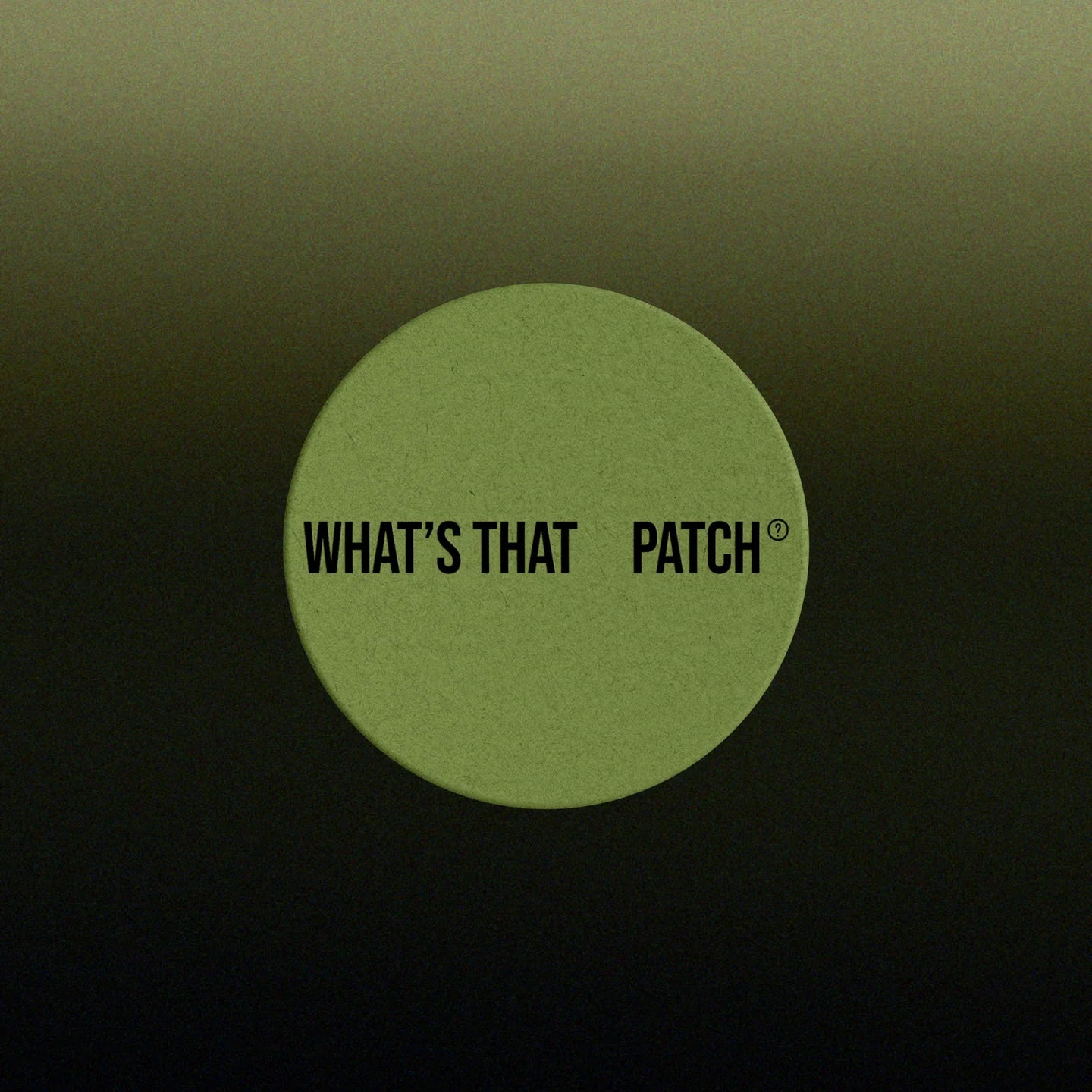 PRODUCTIVITY PATCHES