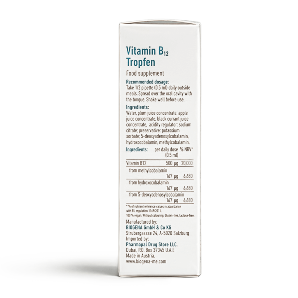 Vitamin B12 drops (liquid)