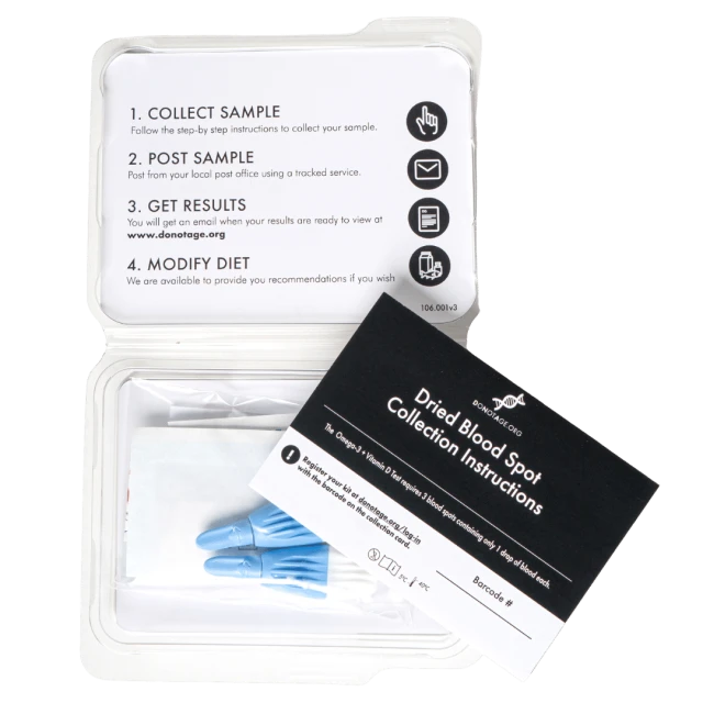 At Home Vitamin D and Omega-3 Test Kit